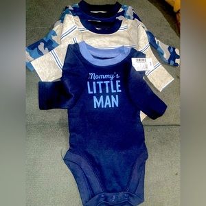 Baby boys 3 pack onesies